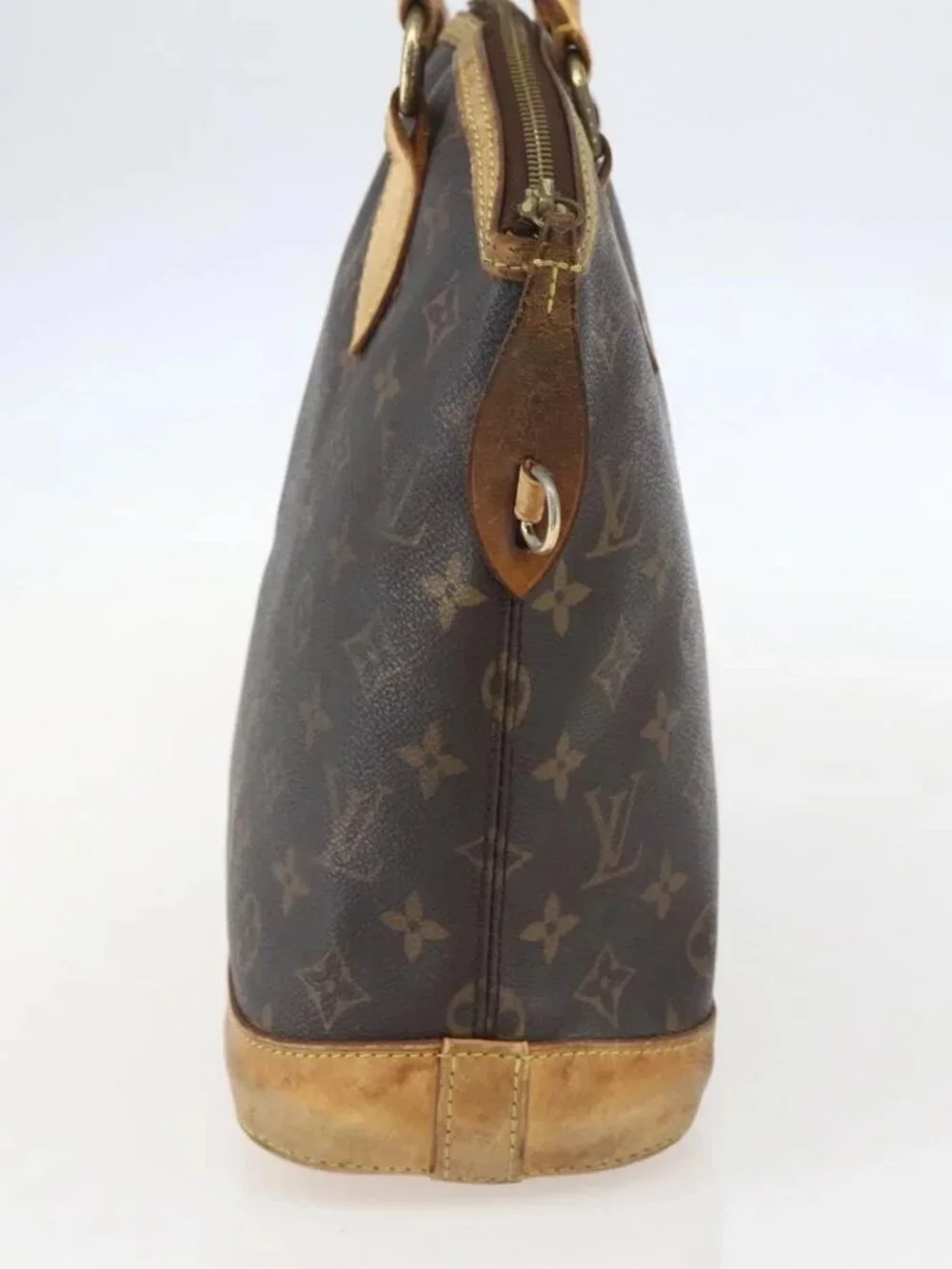 LOUIS VUITTON Monogram Lockit Hand Bag M40102 LV Auth 159541
